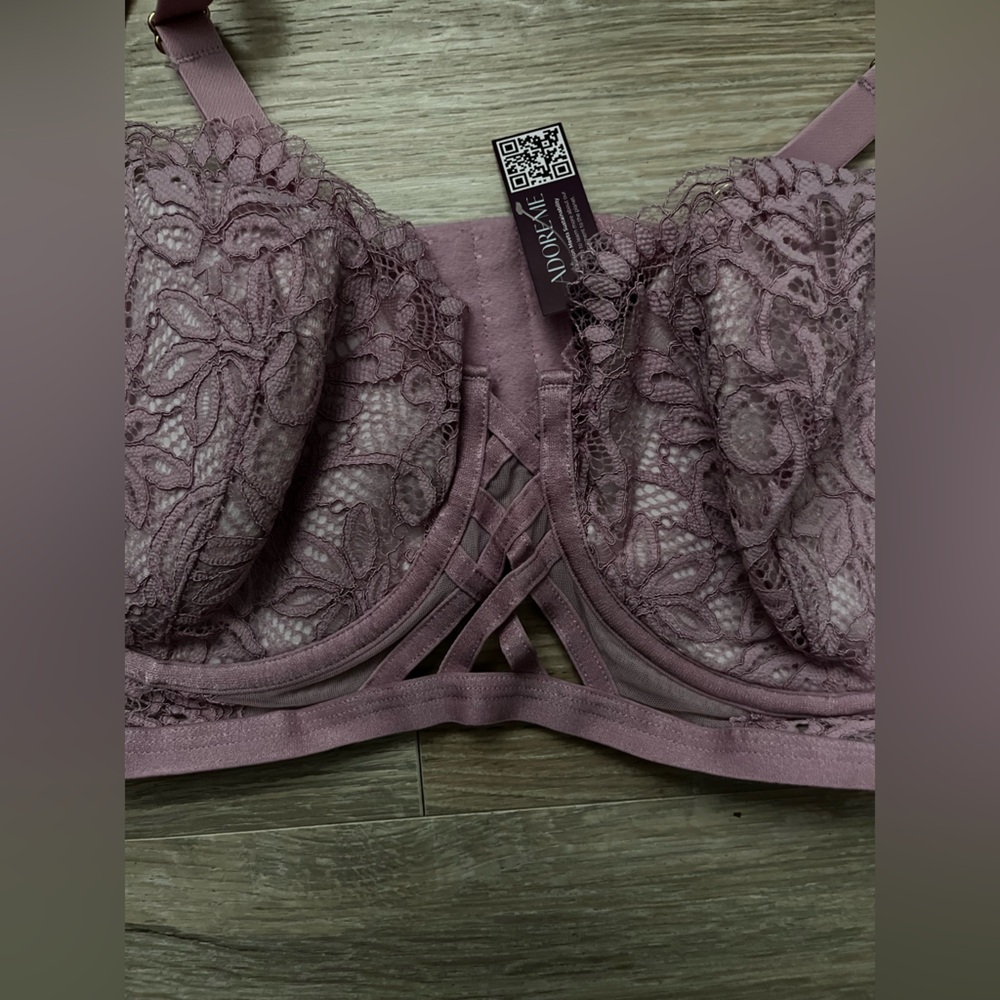 NWT Adore Me Women’s Diara Contour Mauve Mist Bra - Size 38DD - Picture 2 of 8